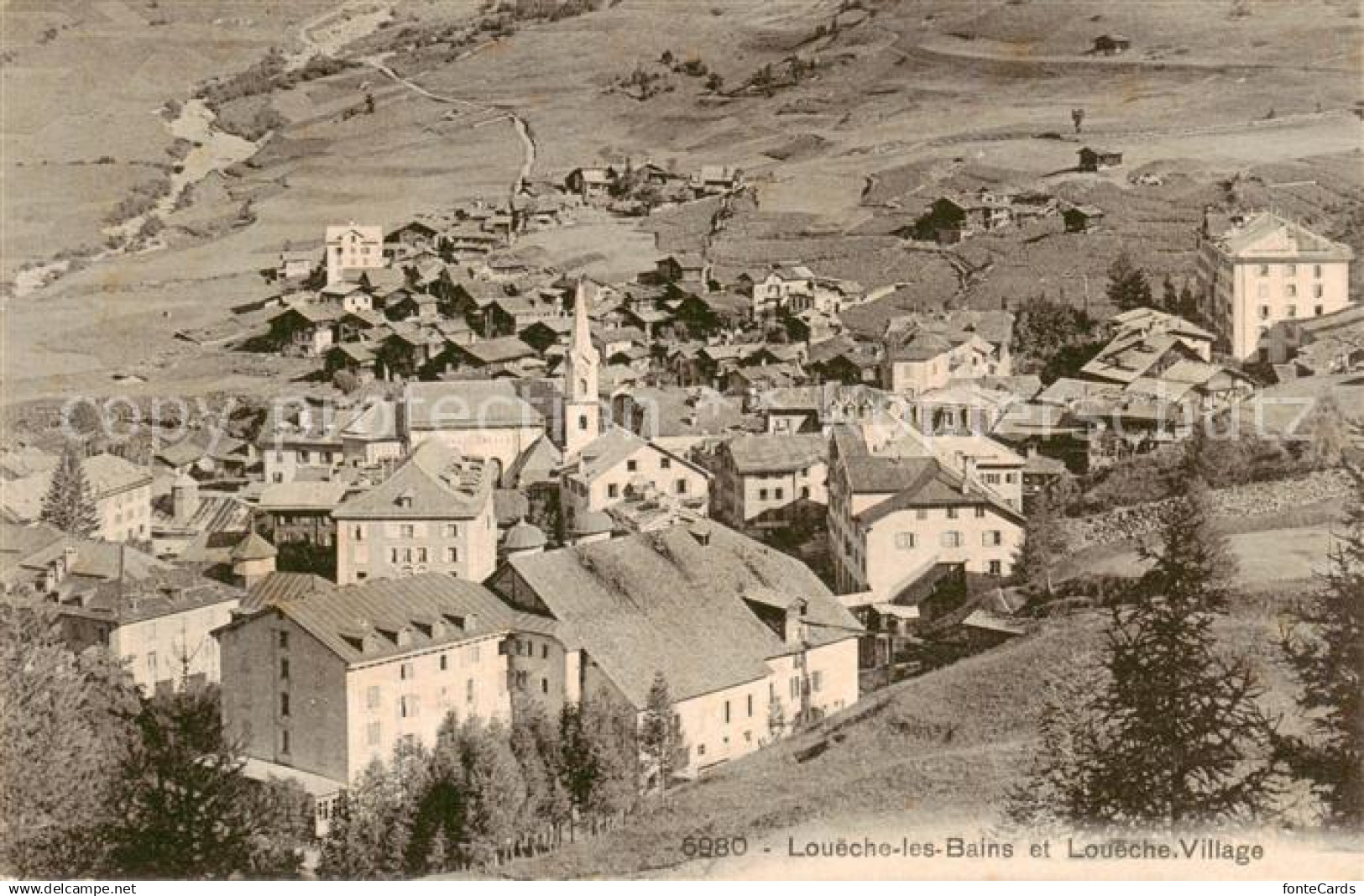 Loeche-les-Bains VS et Loeche Village