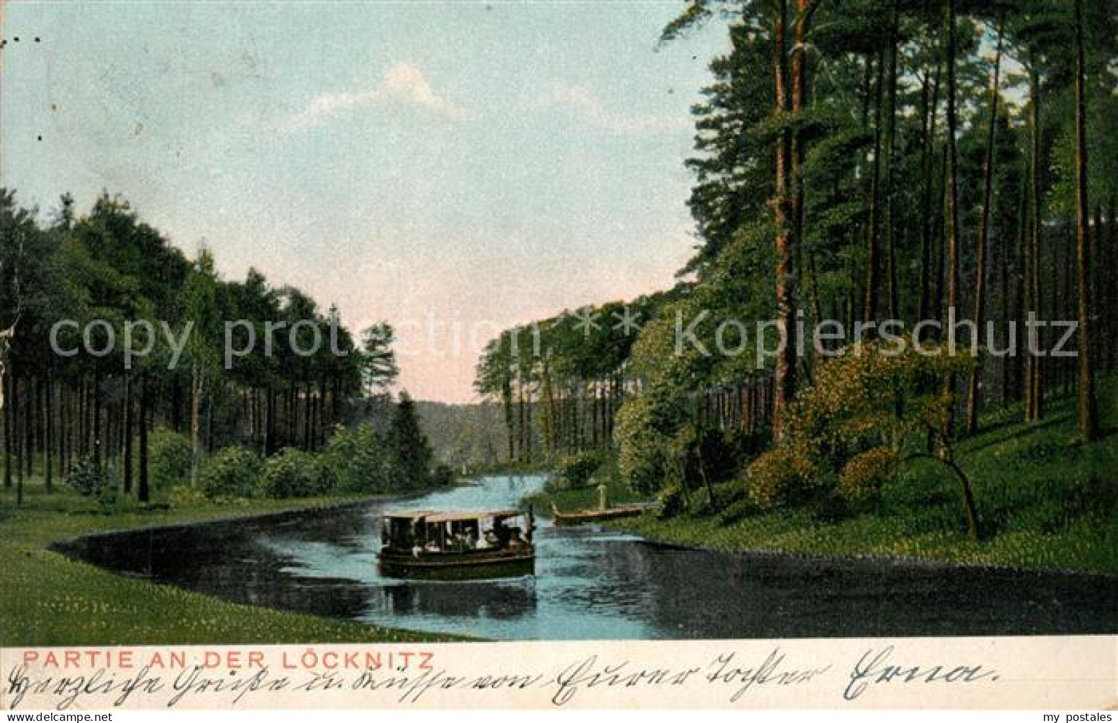Loecknitz Spreewald Partie an der Loecknitz