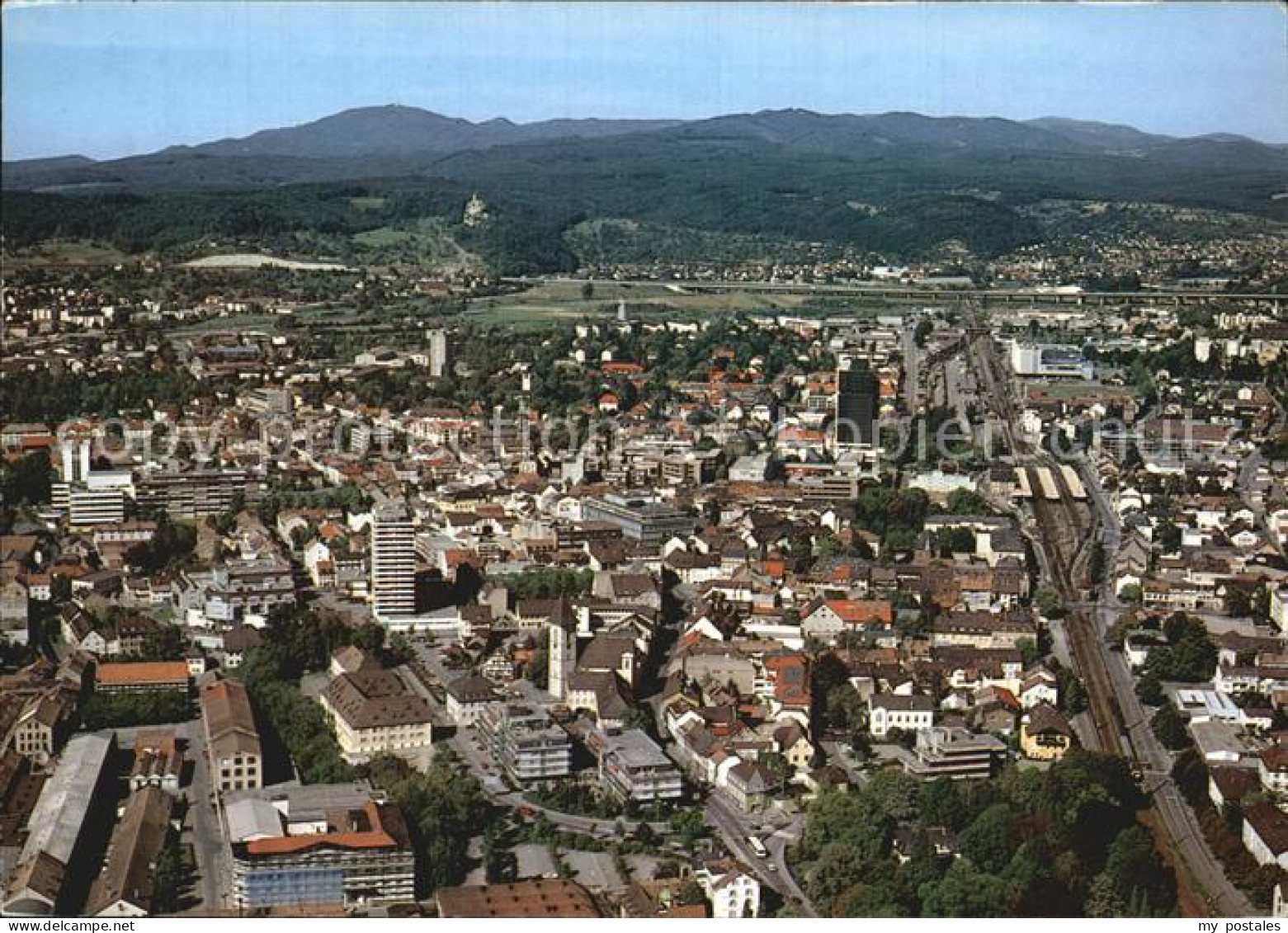 LoeRRACH Baden BW Fliegeraufnahme