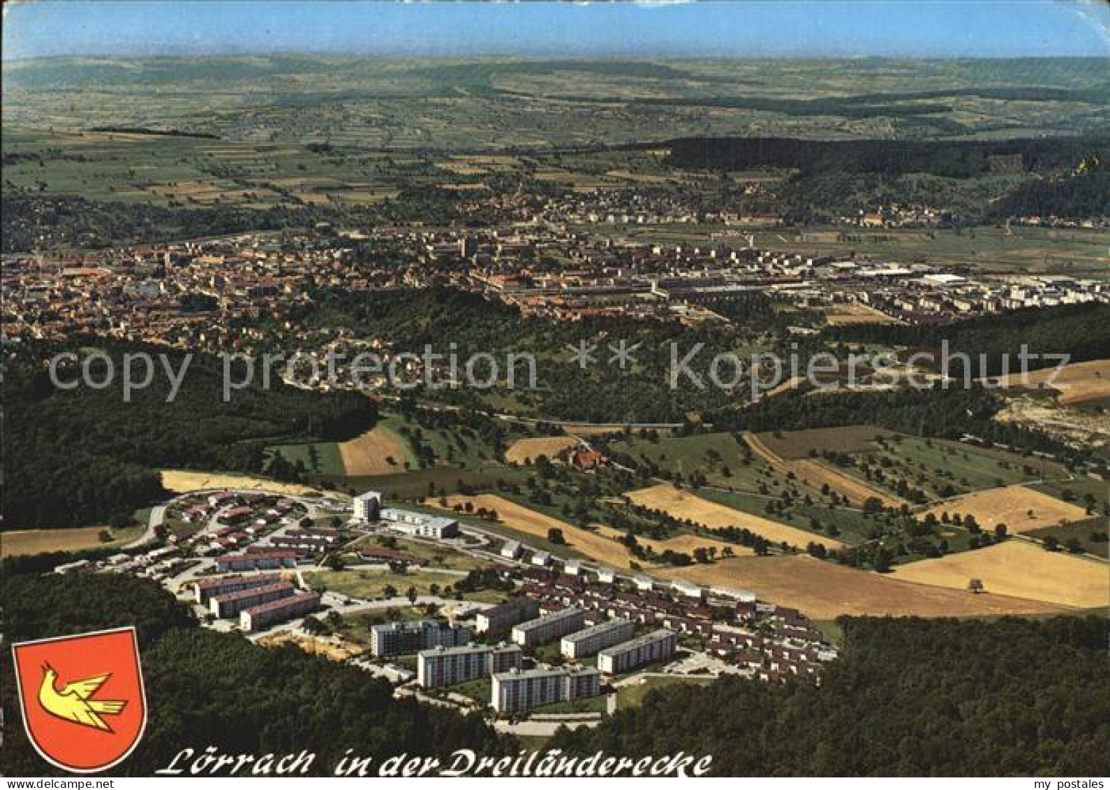 LoeRRACH Baden BW Fliegeraufnahme