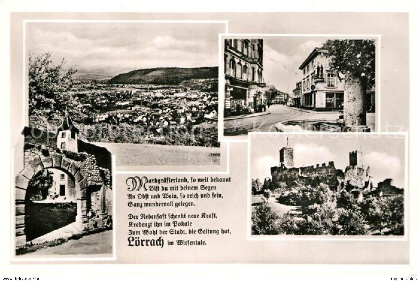 Loerrach Burg Roetteln Ortspartie