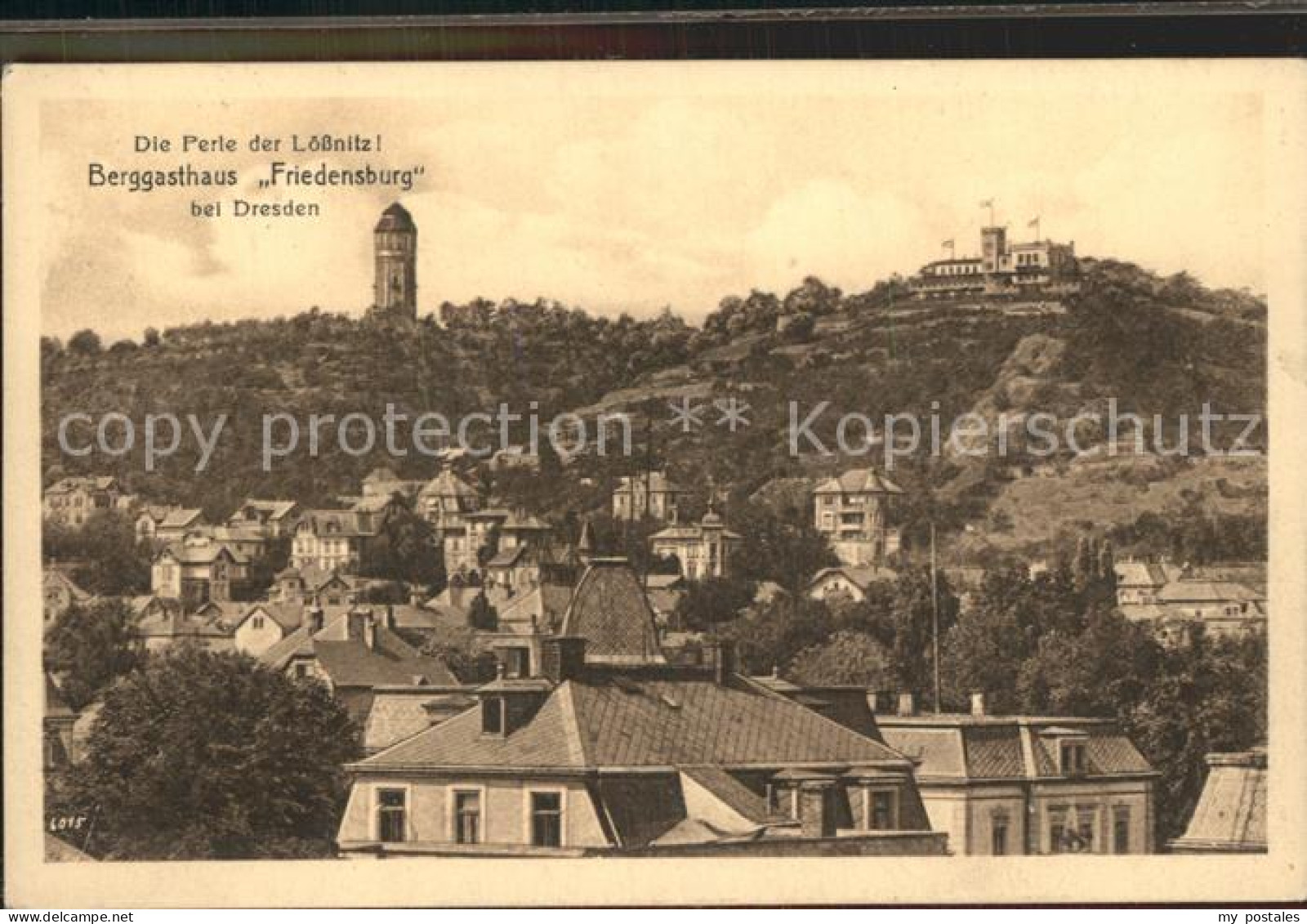 Loessnitz Dresden Berggasthaus Friedensburg