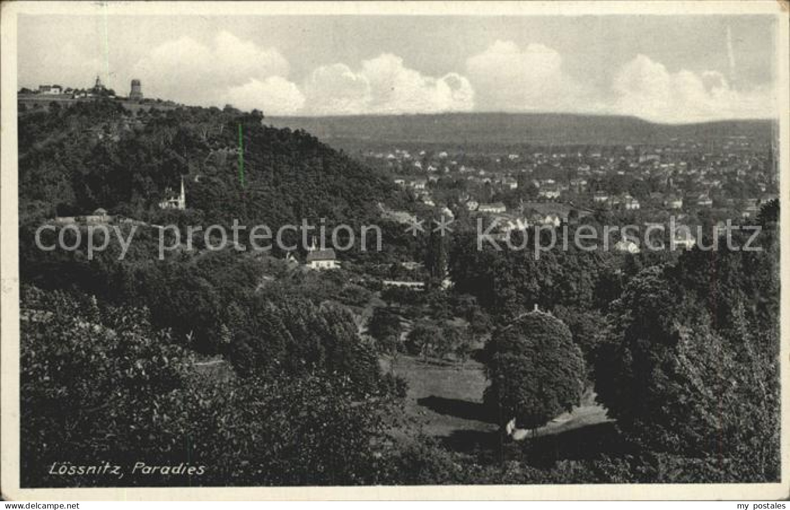 Loessnitz Erzgebirge Stadtansicht