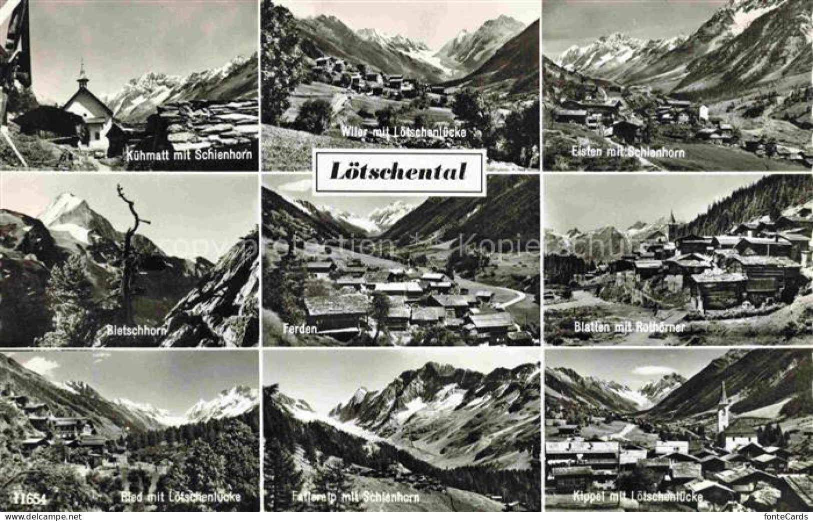 Loetschental Loetschental VS Kuehmatt Schienhorn Wiler Loetschenluecke Eisten Bi