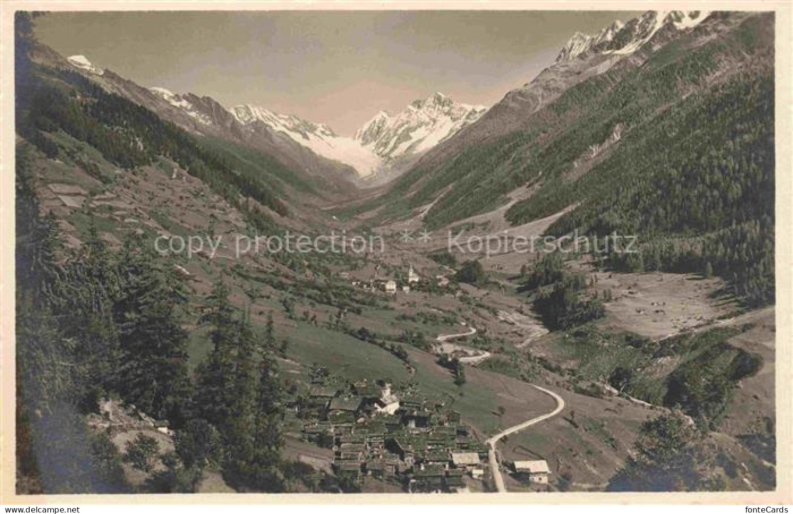 Loetschental Raron VS mit Kippel und Ferden