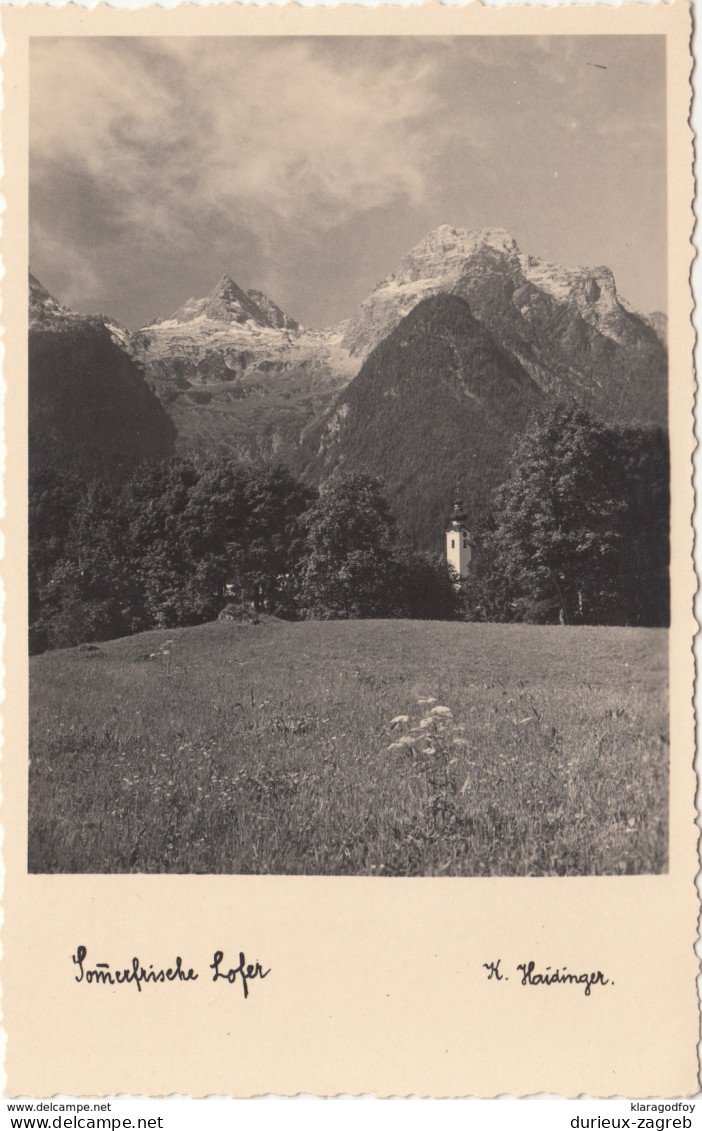 Lofer old postcard unused b170720