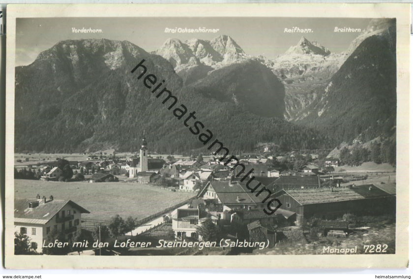 Lofer - Steinberge - Foto-Ansichtskarte - Verlag Schöllhorn Innsbruck