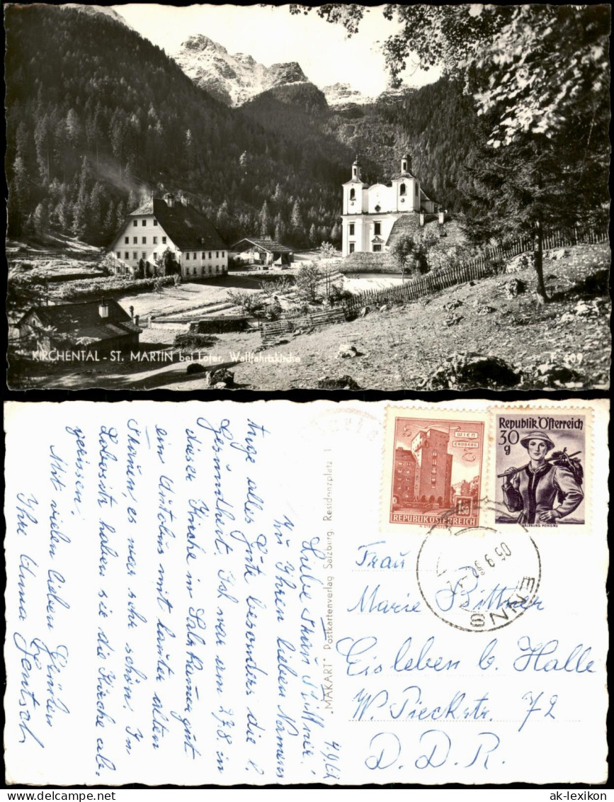 Lofer Wallfahrtskirche Maria Kirchental, St. Martin bei Lofer 1950