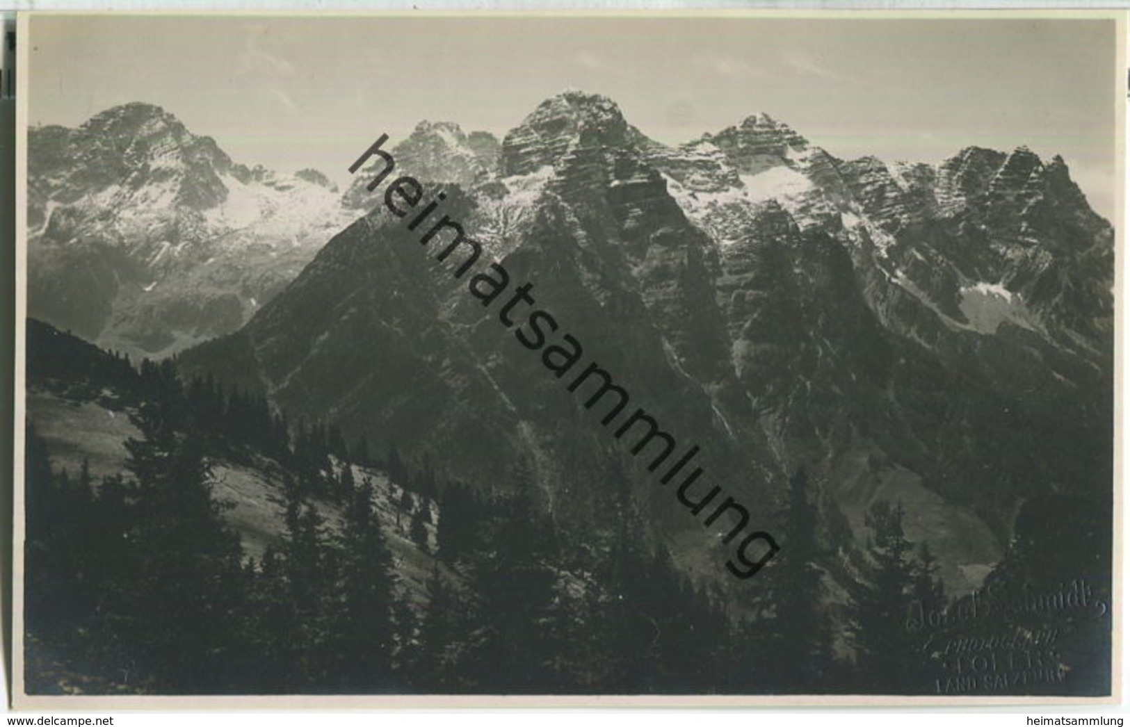 Loferer Steinberg - Foto-Ansichtskarte - Verlag Josef Schmidt Lofer