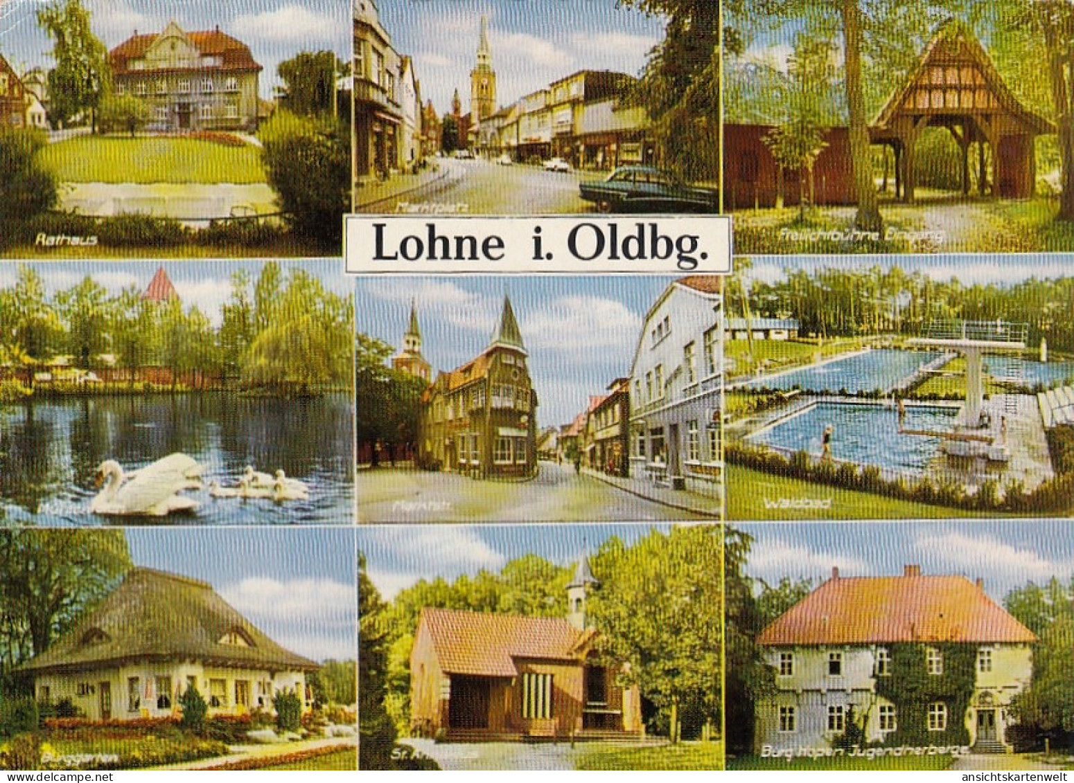 Lohne i.Oldbg. Mehrbildkarte gl1964? #F8468