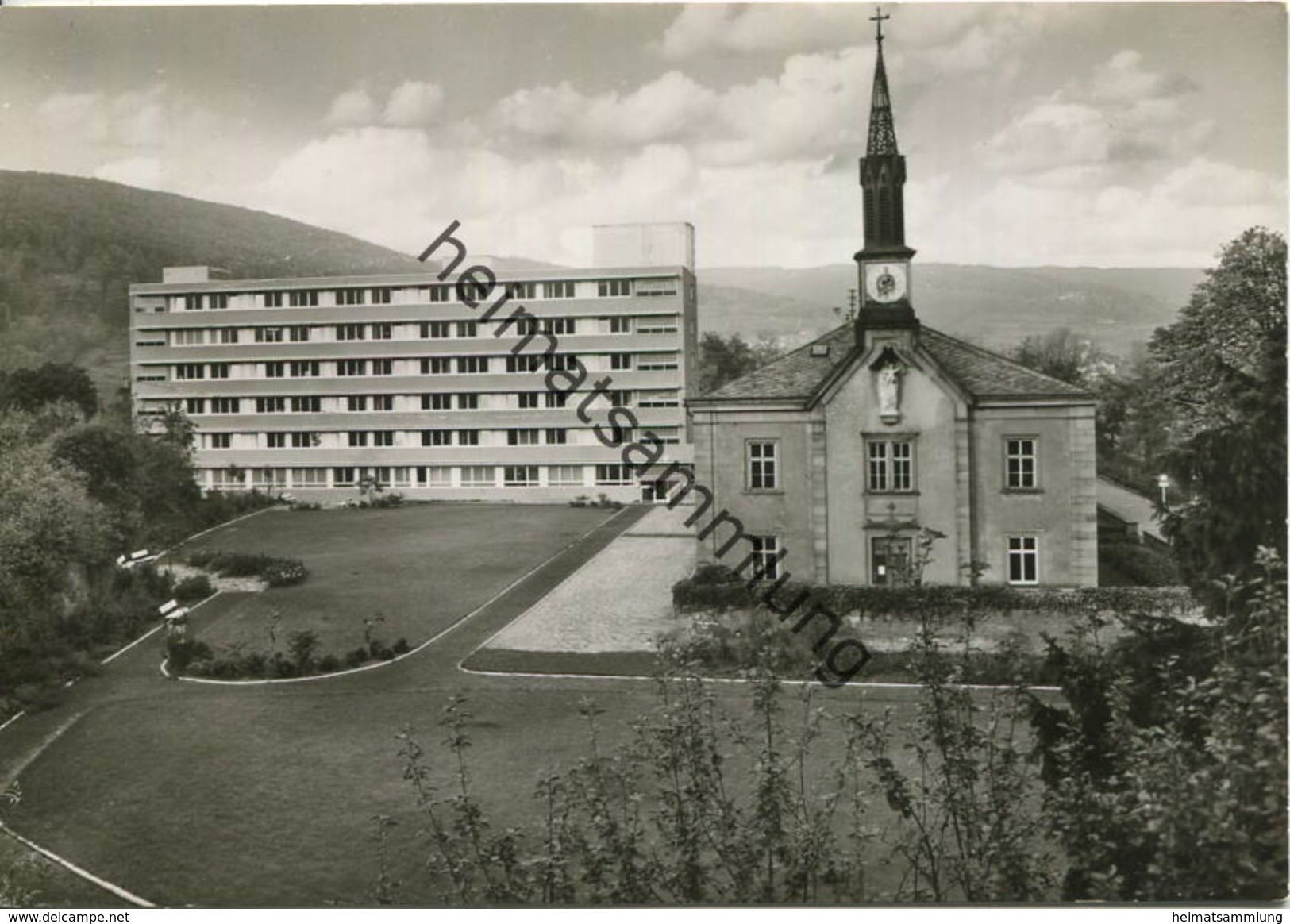Lohr am Main - Kreiskrankenhaus - Foto-AK Grossformat - Verlag Gebr. Metz Tübingen