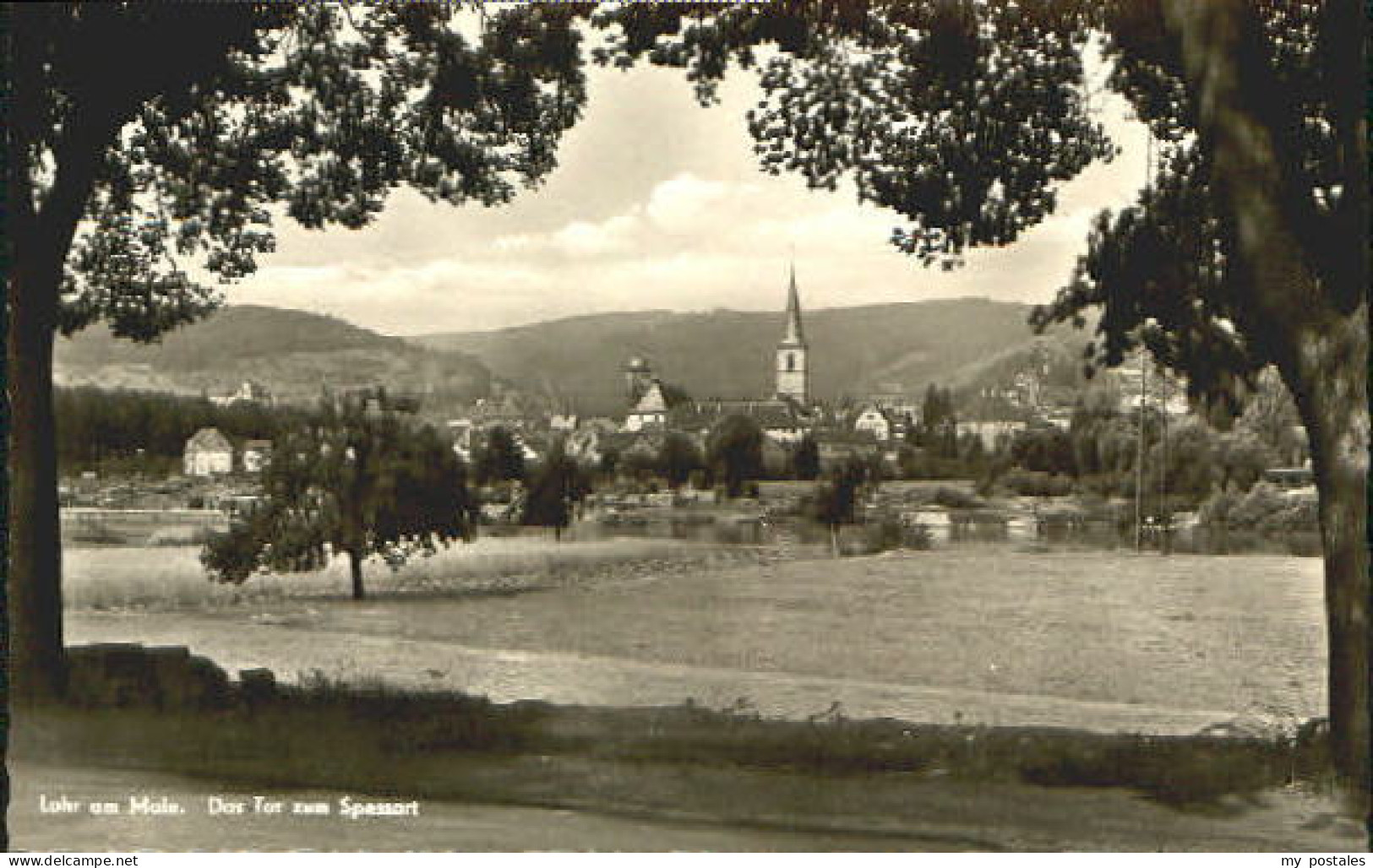 Lohr Main Lohr a. Main  ungelaufen ca. 1955