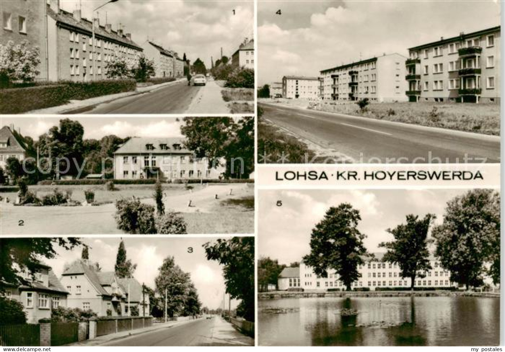Lohsa Am Ziegelteich Poliklinik Bahnhofstrasse Karl Marx Strasse Polytechnische