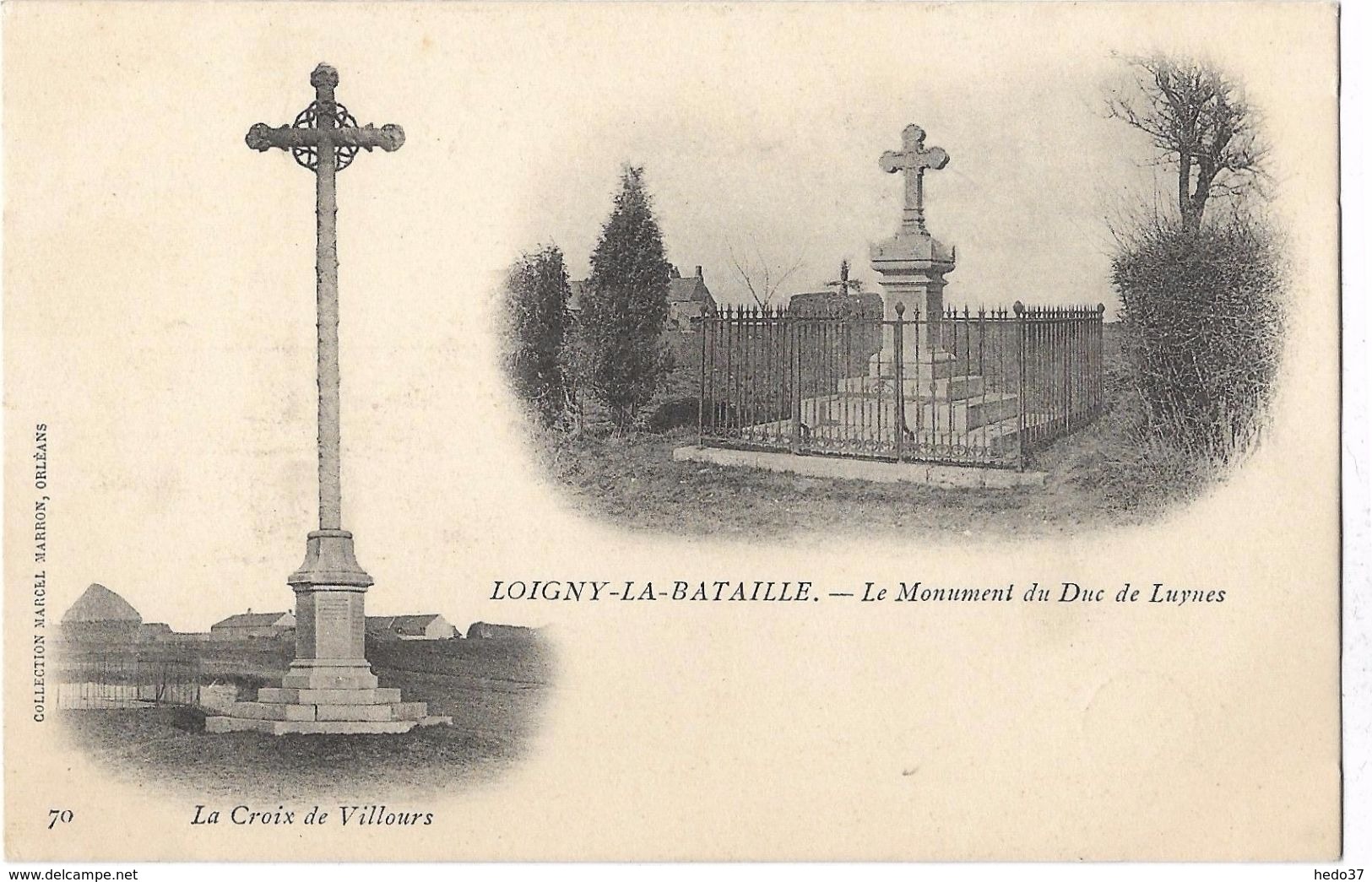 Loigny-la-Bataille - La Croix de Villours -  Le Monument du Duc de Luynes