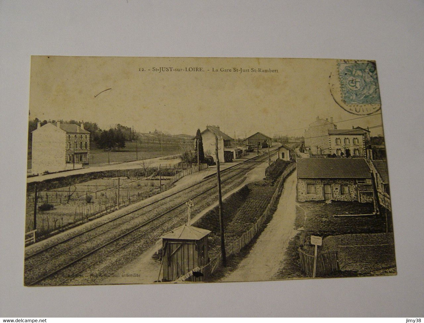 LOIRE-12-SAINT JUST SUR LOIRE-LA GARE SAINT JUST SAINT RAMBERT