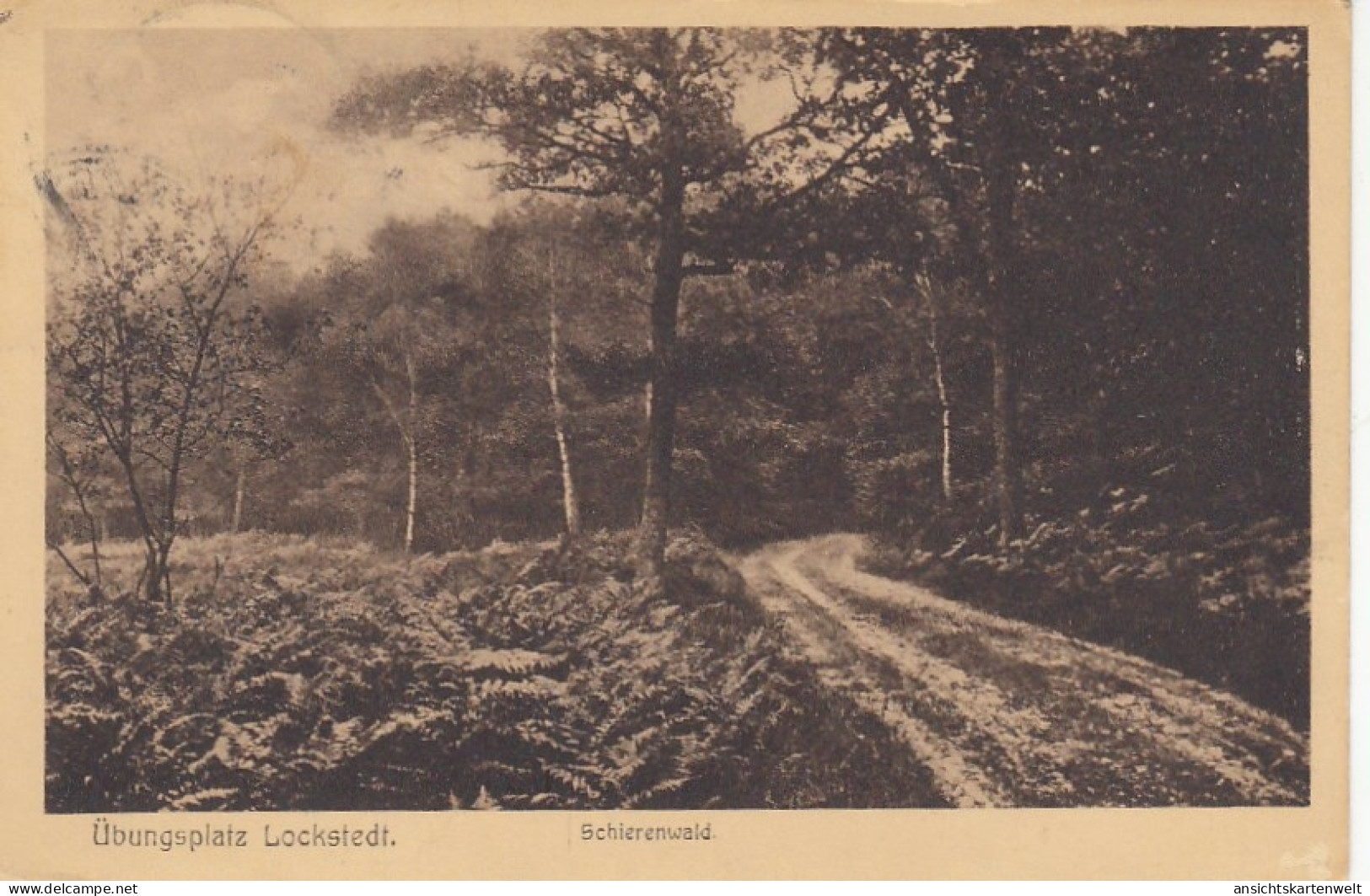 Lokstedt Lager, Übungsplatz, Schierenwald glum 1916? #F6125