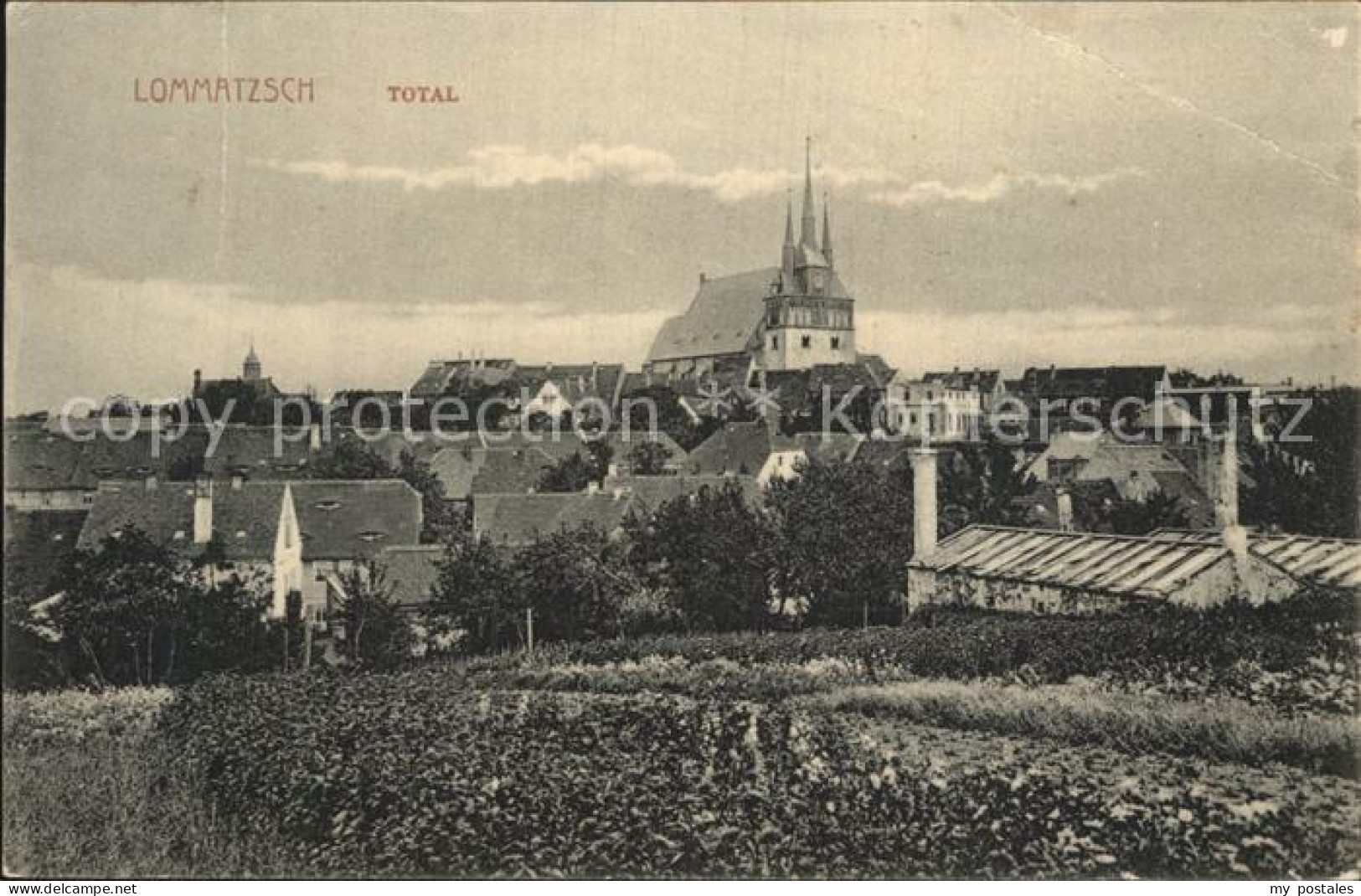 Lommatzsch Ansicht Kirche