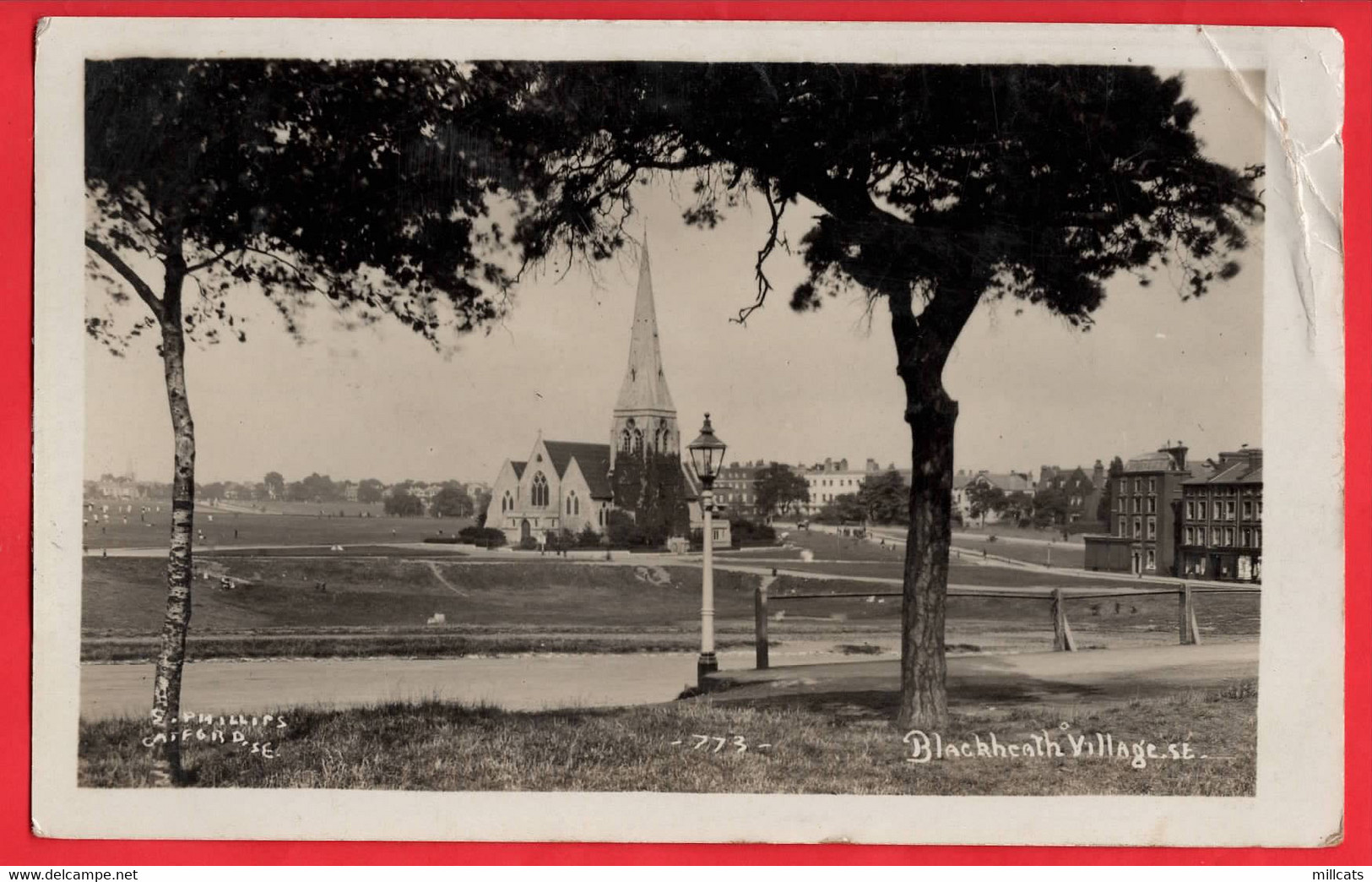 LONDON  GREENWICH LEWISHAM   BLACKHEATH VILLAGE PHILLIPS RP   pu 1913