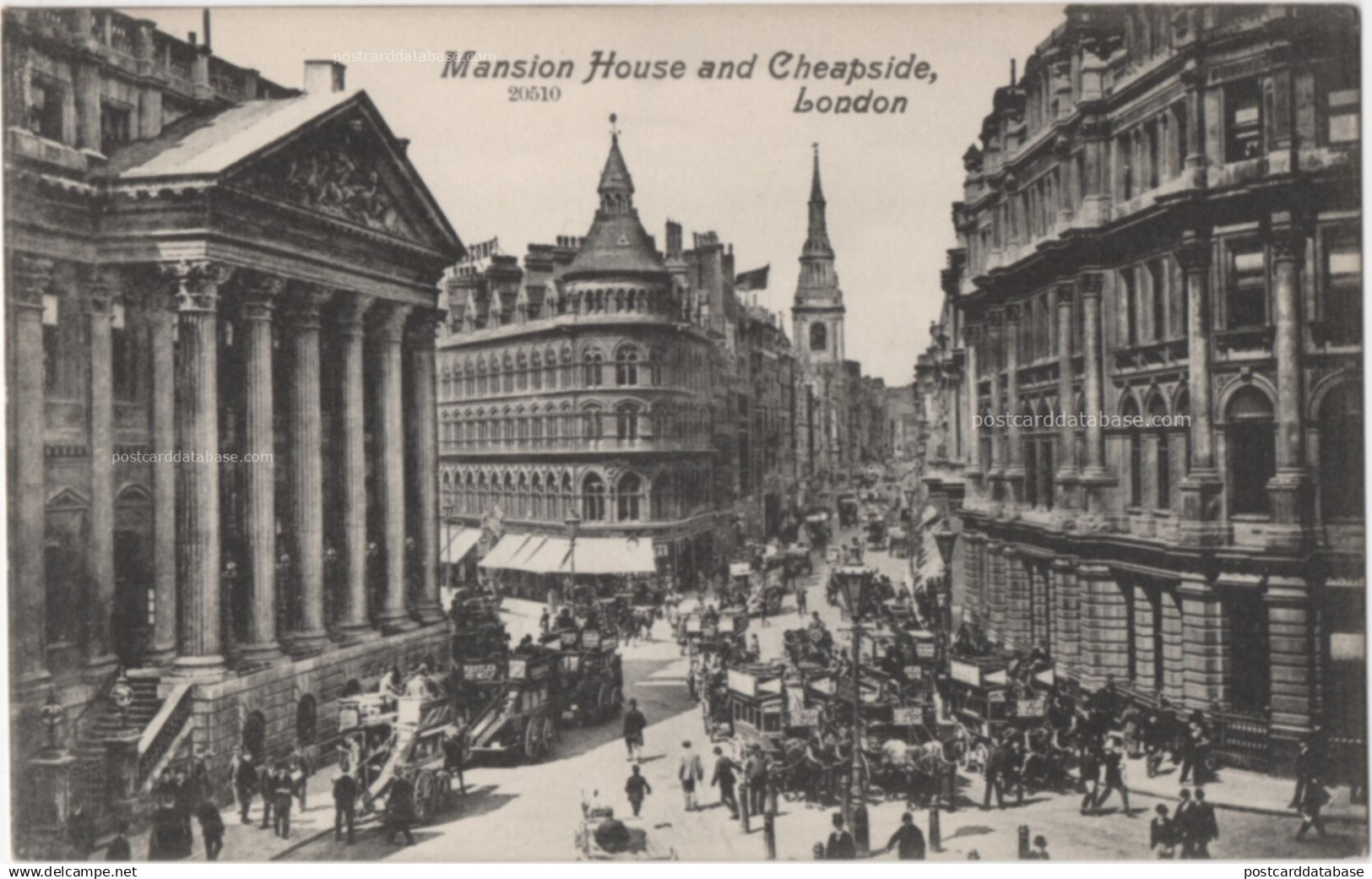 London - Mansion House and Cheapside