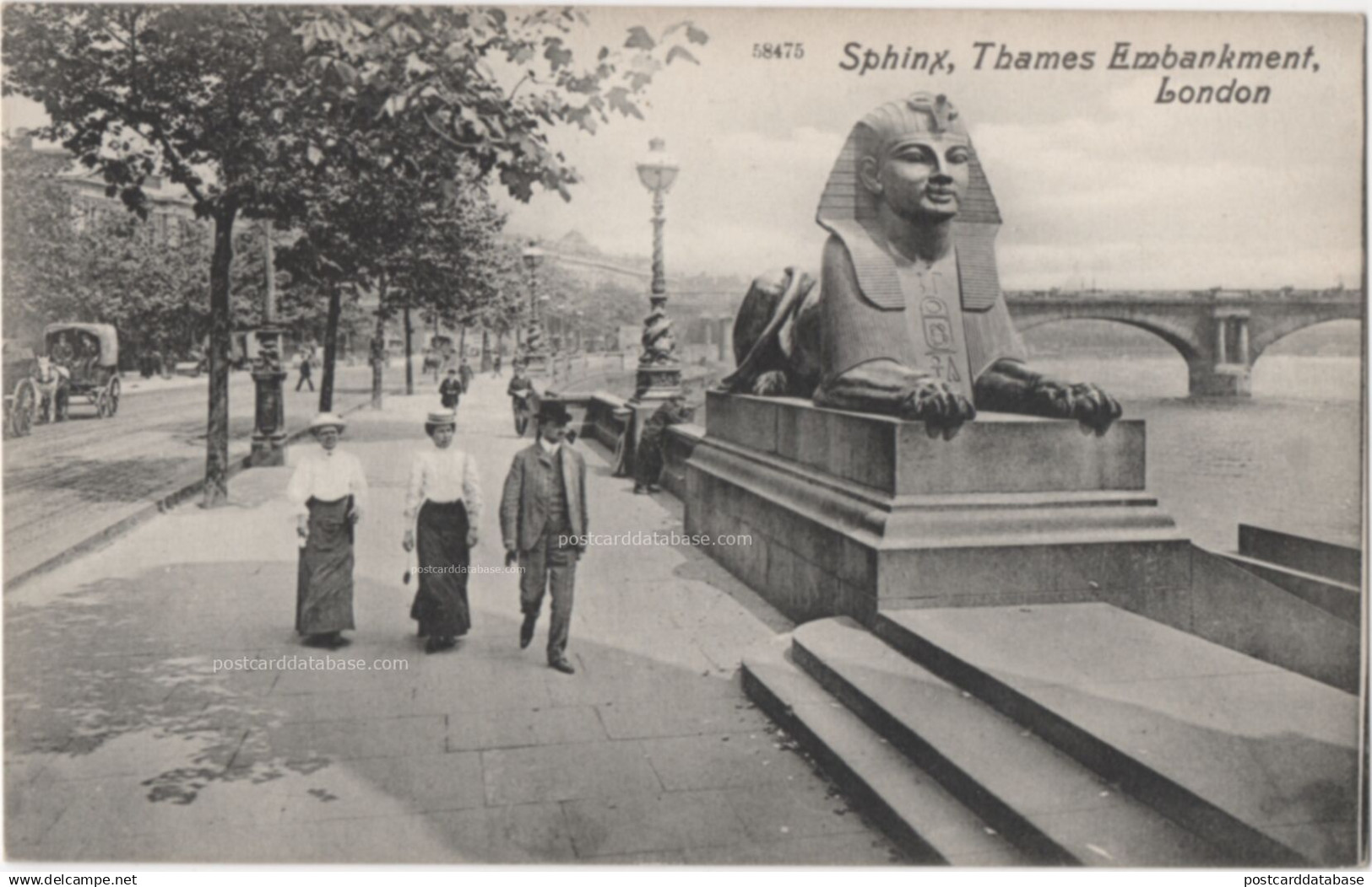 London - Sphinx Thames Embankment