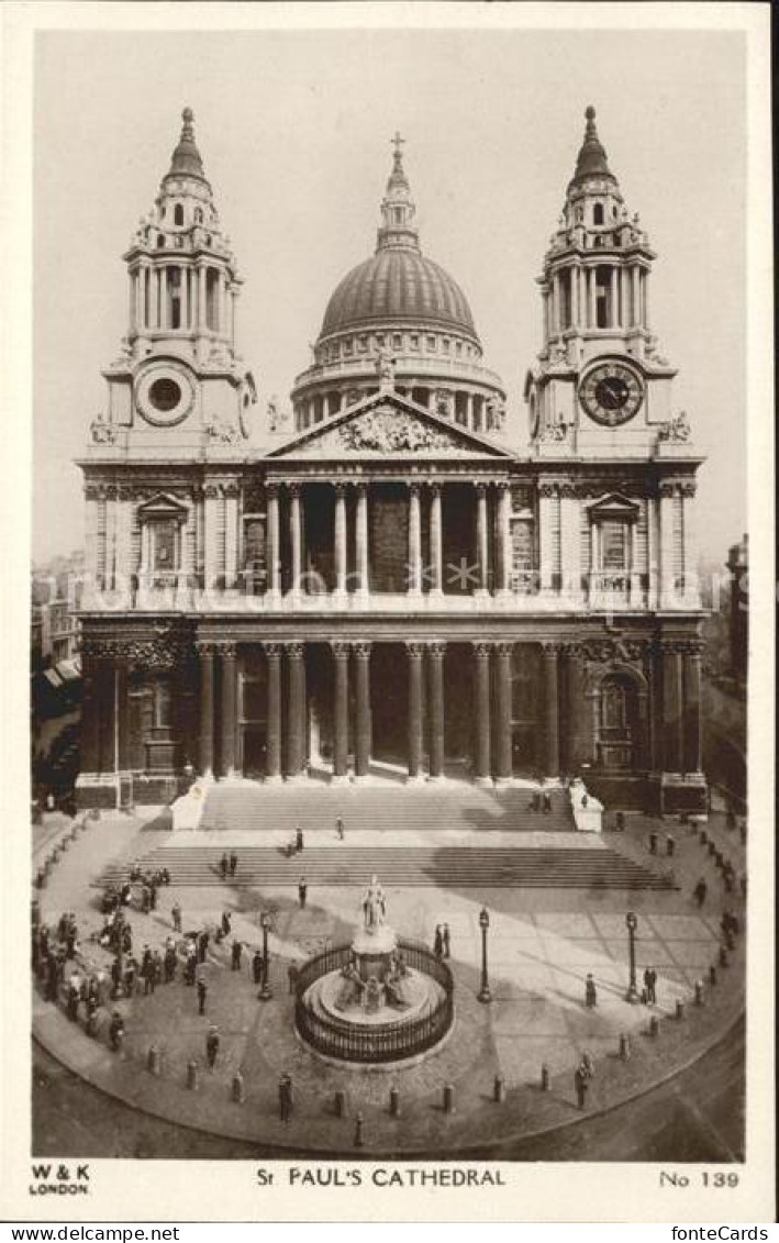 London St Paul's Cathedral Monument