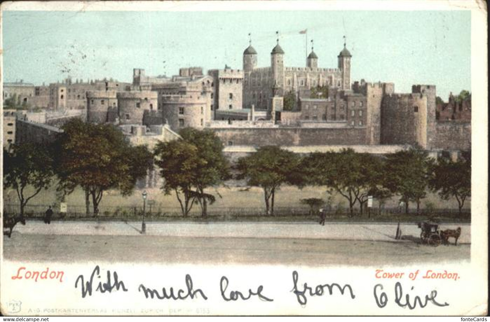 London Tower of London Kutsche