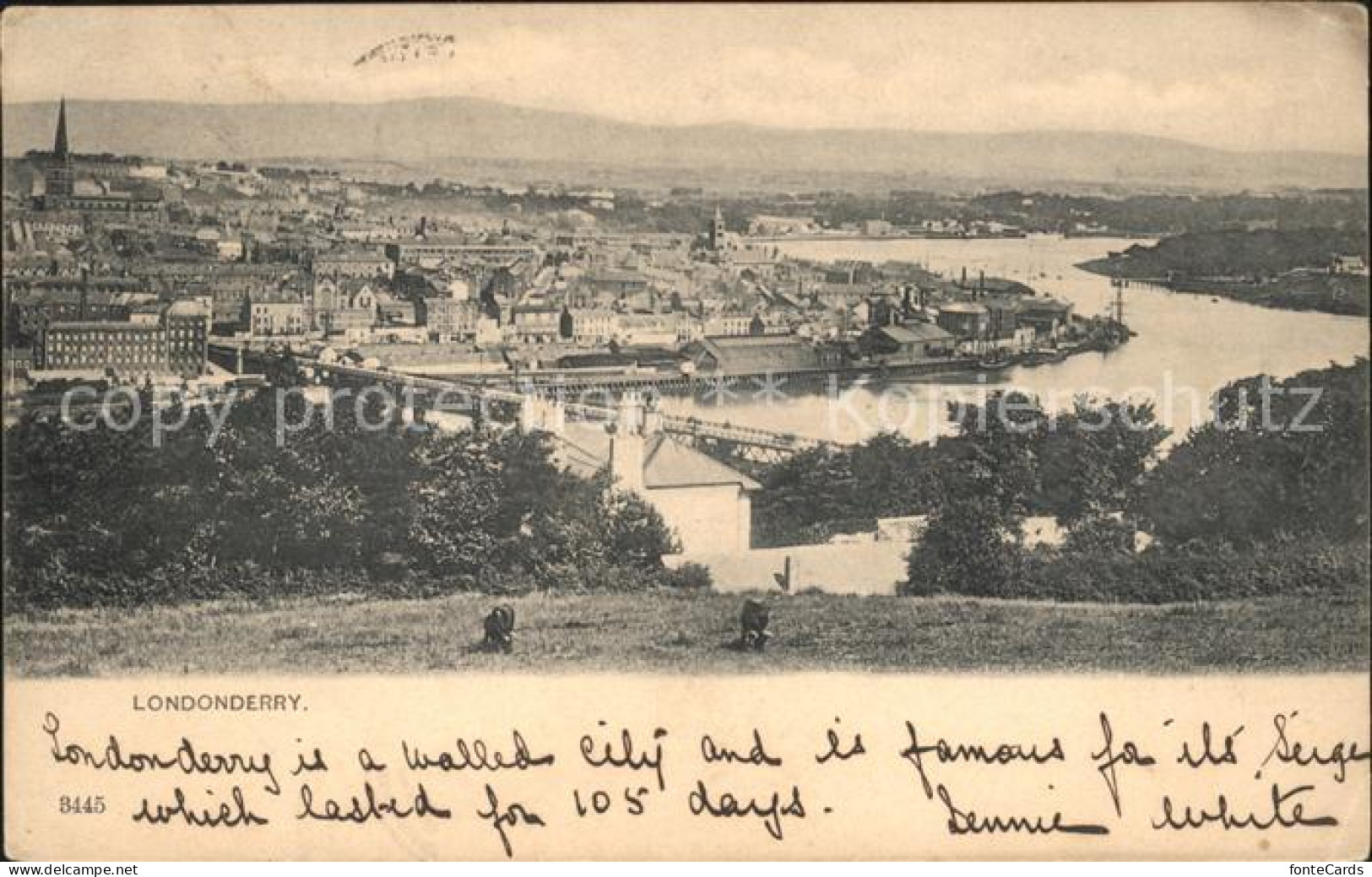 Londonderry Derry Panoramic view