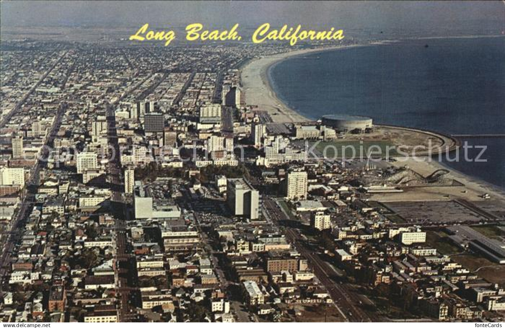 Long Beach California Fliegeraufnahme