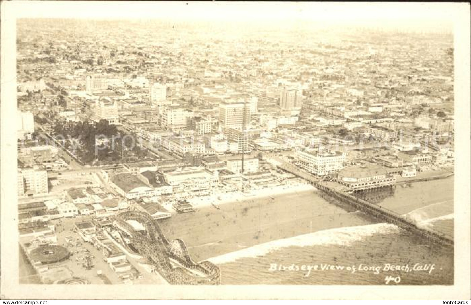 Long Beach California Fliegeraufnahme