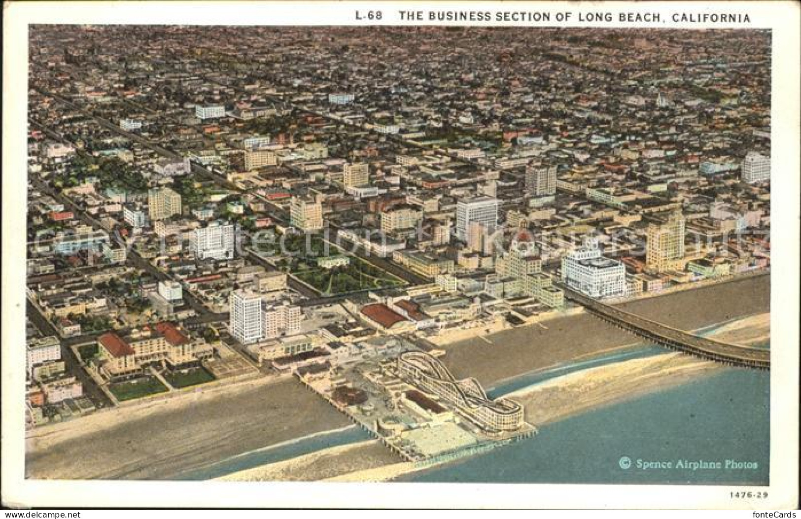 Long Beach California Luftaufnahme