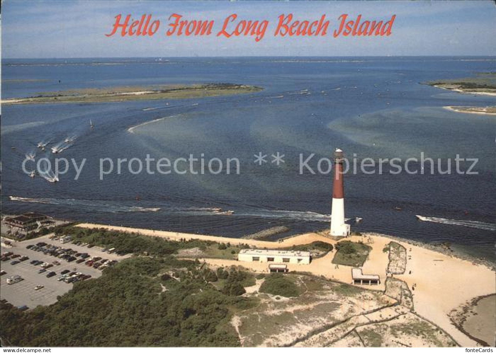 Long Beach Long Island Leuchtturm Fliegeraufnahme