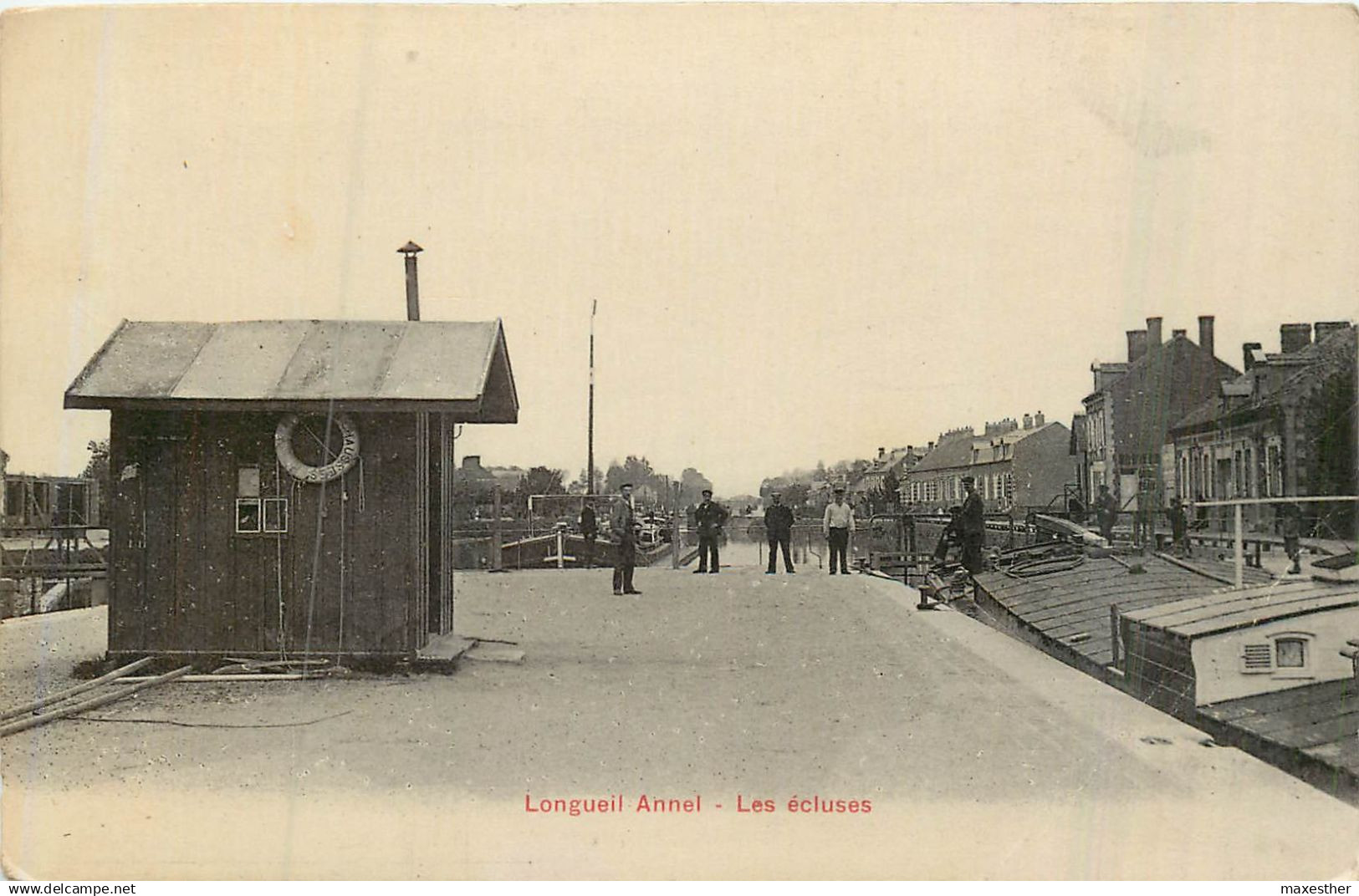 LONGUEIL ANNEL les écluses  ( péniche )