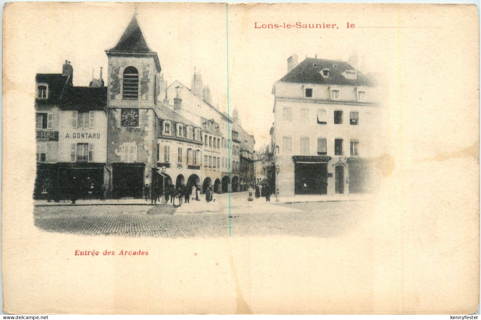 Lons le Saunier - Entree des Arcades - Jura - 39