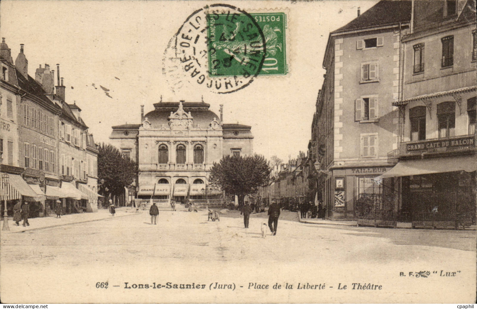 Lons le Saunier - Place de la Liberte - Le Theatre - CPA