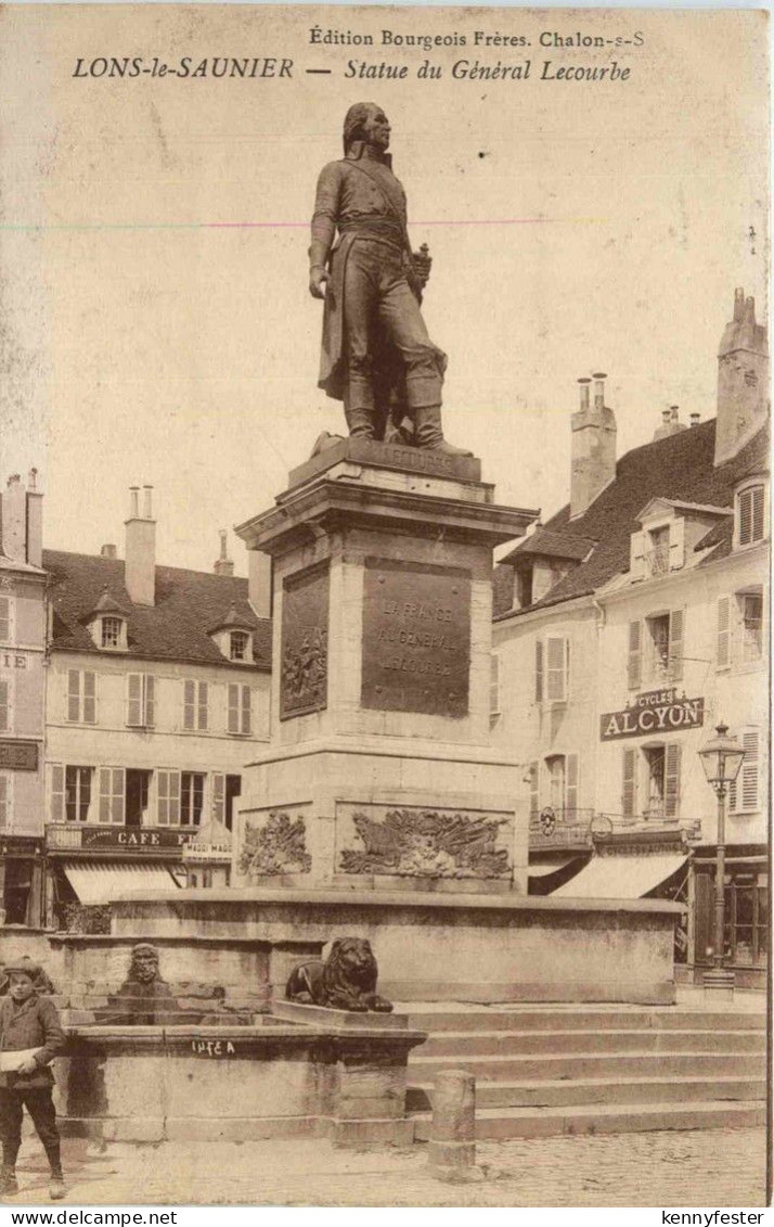 Lons le Saunier - Statue du General Lecourbe - Jura