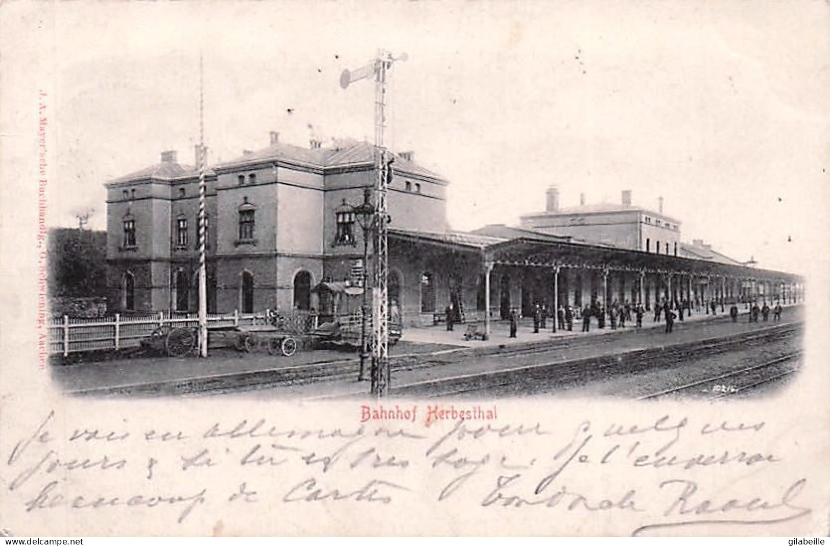 Lontzen - HERBESTHAL - bahnhof - 1905