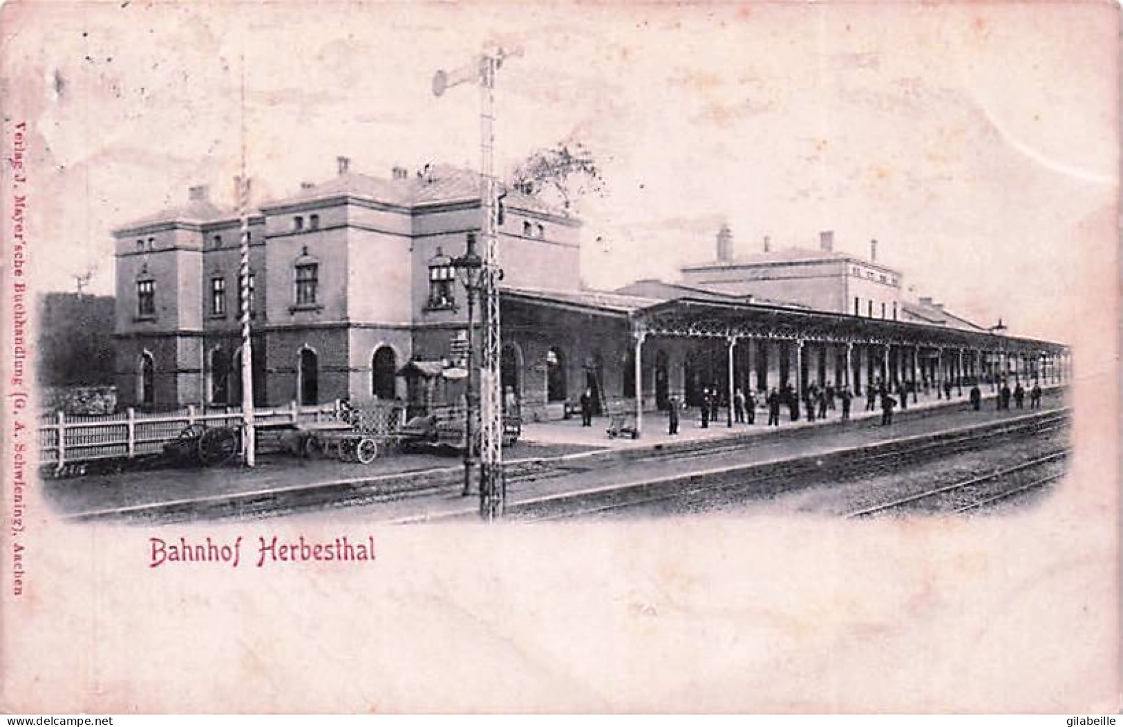 Lontzen - HERBESTHAL - bahnhof - 1910