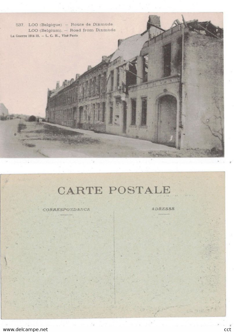 Loo  Lo-Reninge   Route de Dixmude  Road from Dixmude