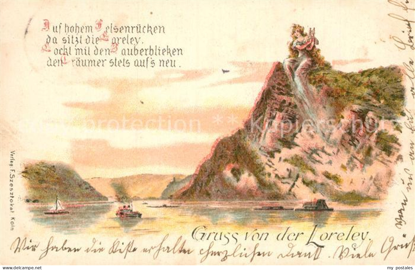 Loreley Lorelei Fels Schiffe