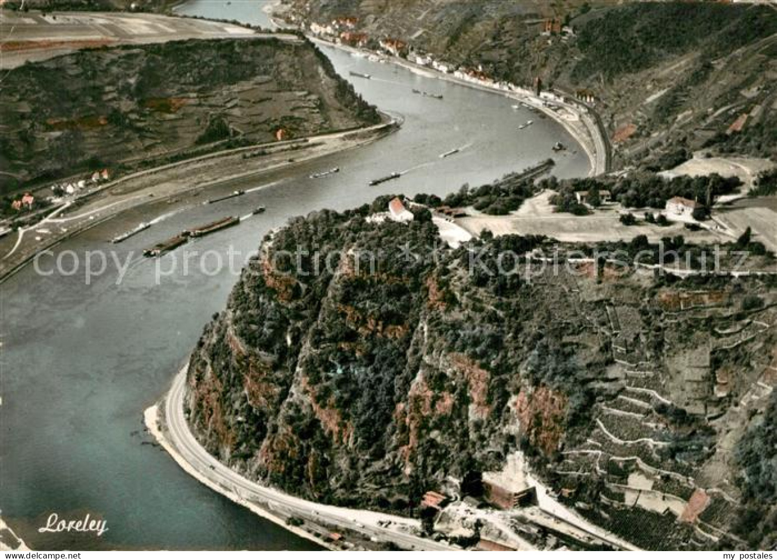 Loreley Lorelei Fliegeraufnahme