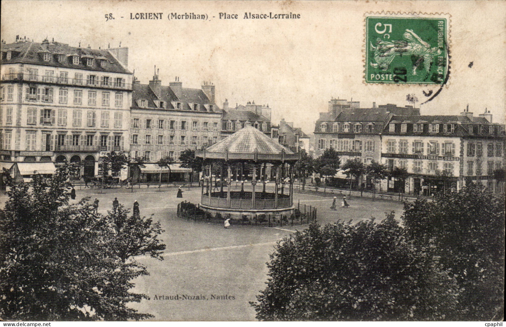 Lorient CPA Place Alsace Lorraine
