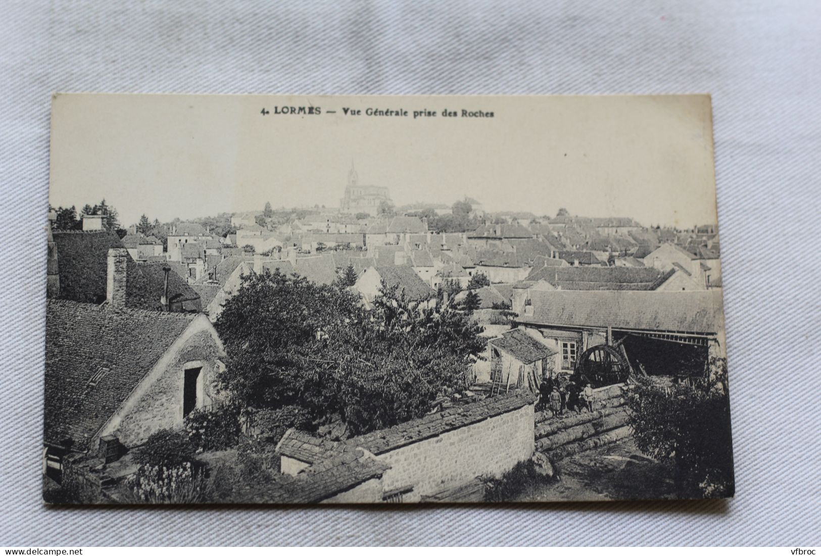 Lormes, vue générale prise des Roches, Nièvre 58