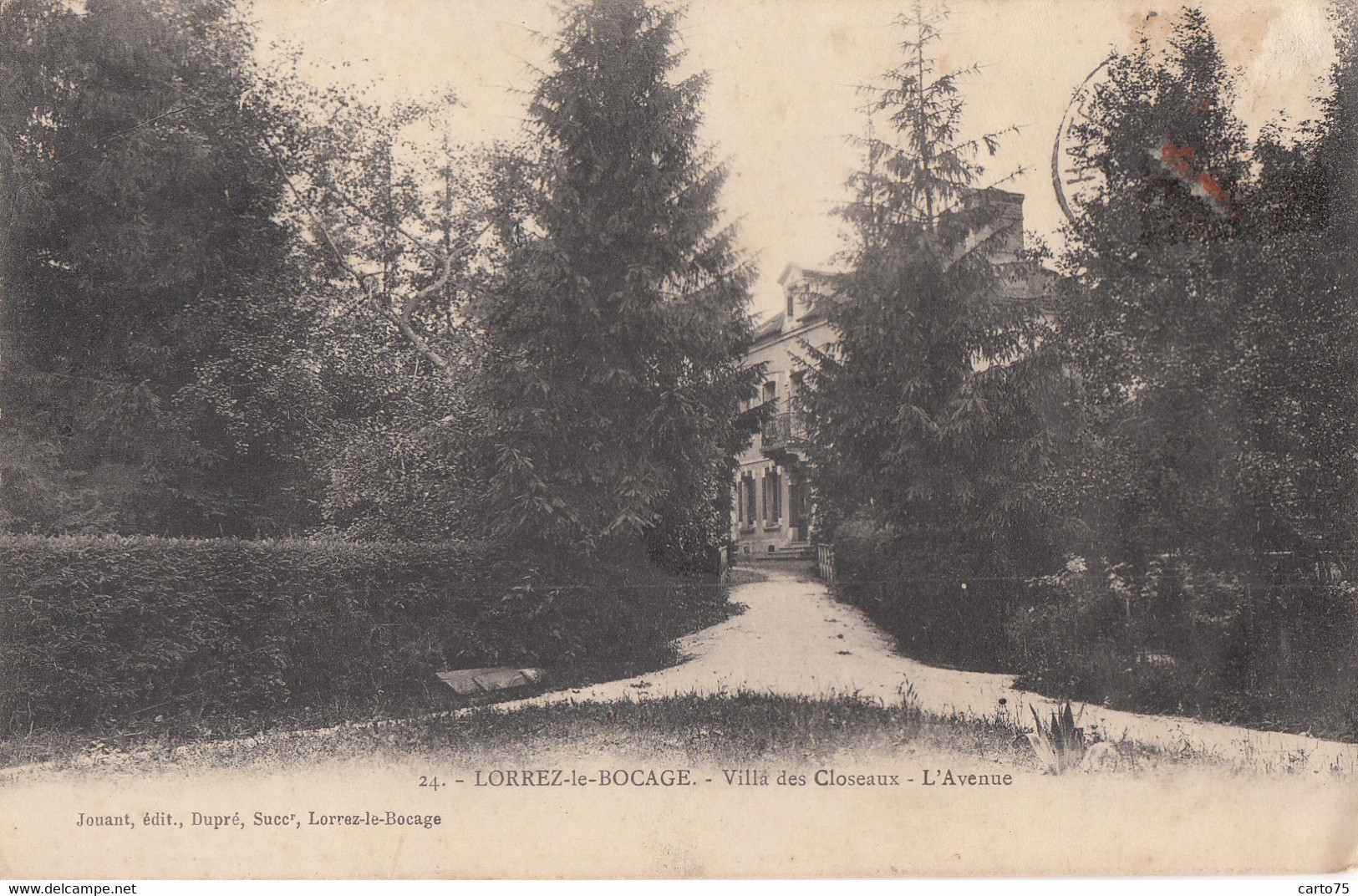 Lorrez-le-Bocage-Préaux 77 - Villa des Closeaux - L'Avenue - 1912