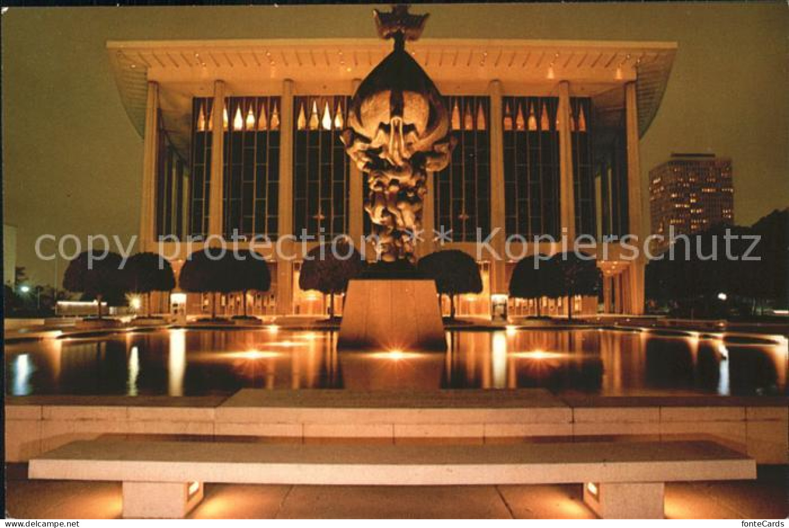 Los Angeles California Dorothy Chandler Pavilion bei Nacht