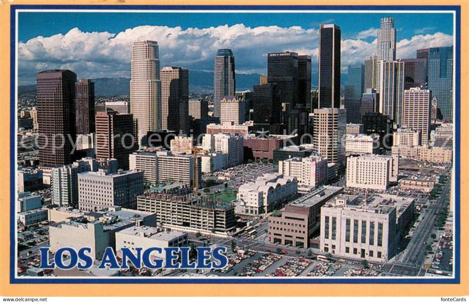Los Angeles California The skyline of downtown Los Angeles