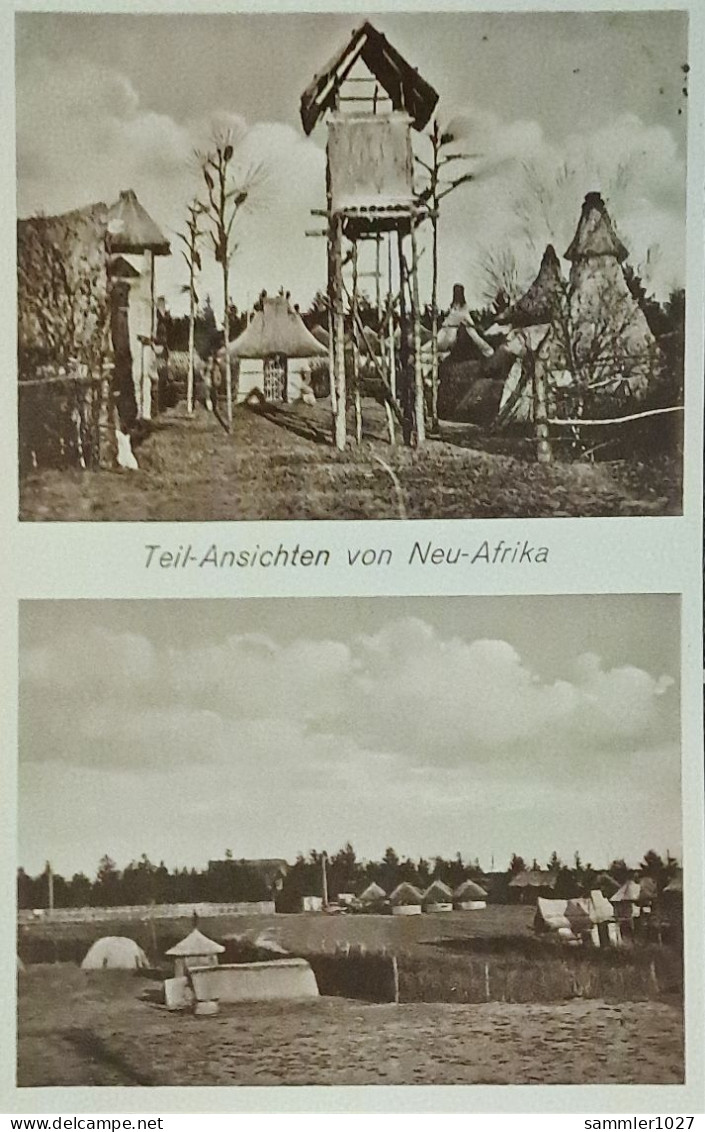 Los  vom 14.05  Ansichtskarte Neu-Afrika in Ahrensdorf bei Templin  1934