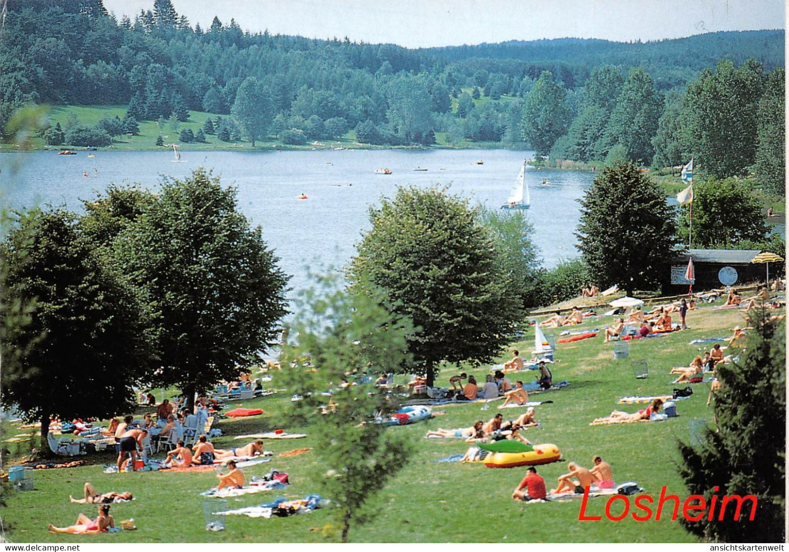 Losheim (Saar) Badesee Druckprobe ngl #189.060