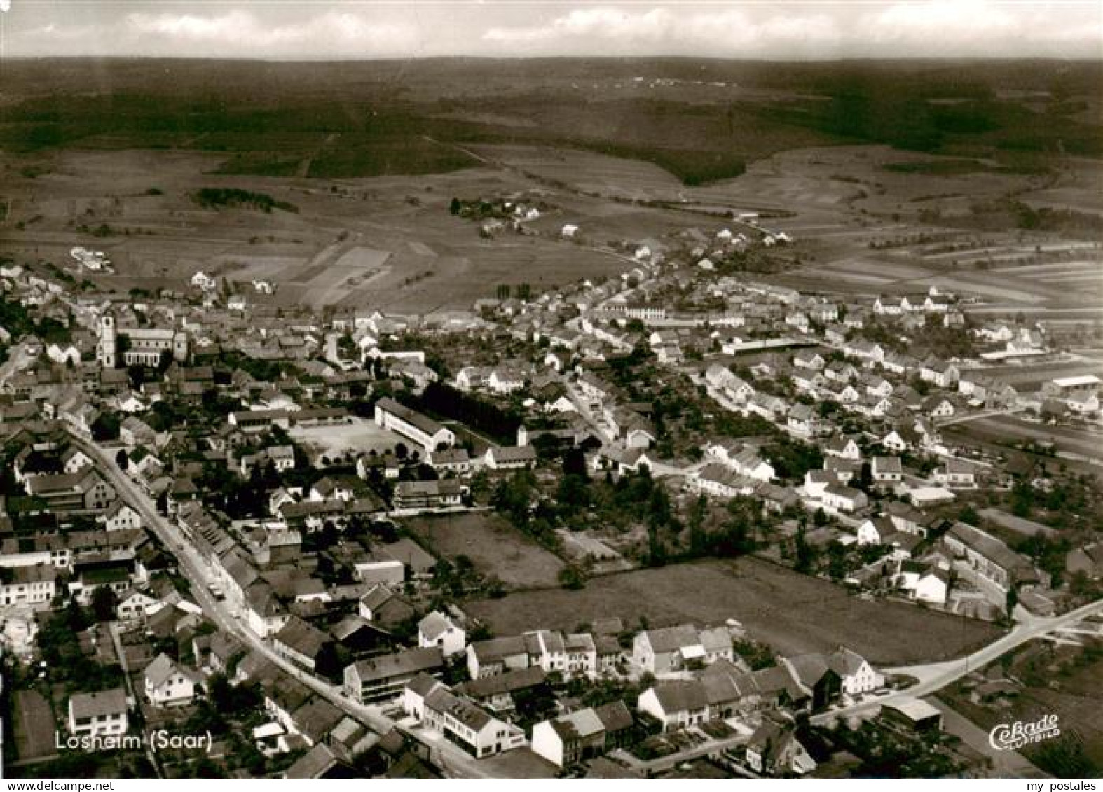 Losheim Saar See Fliegeraufnahme