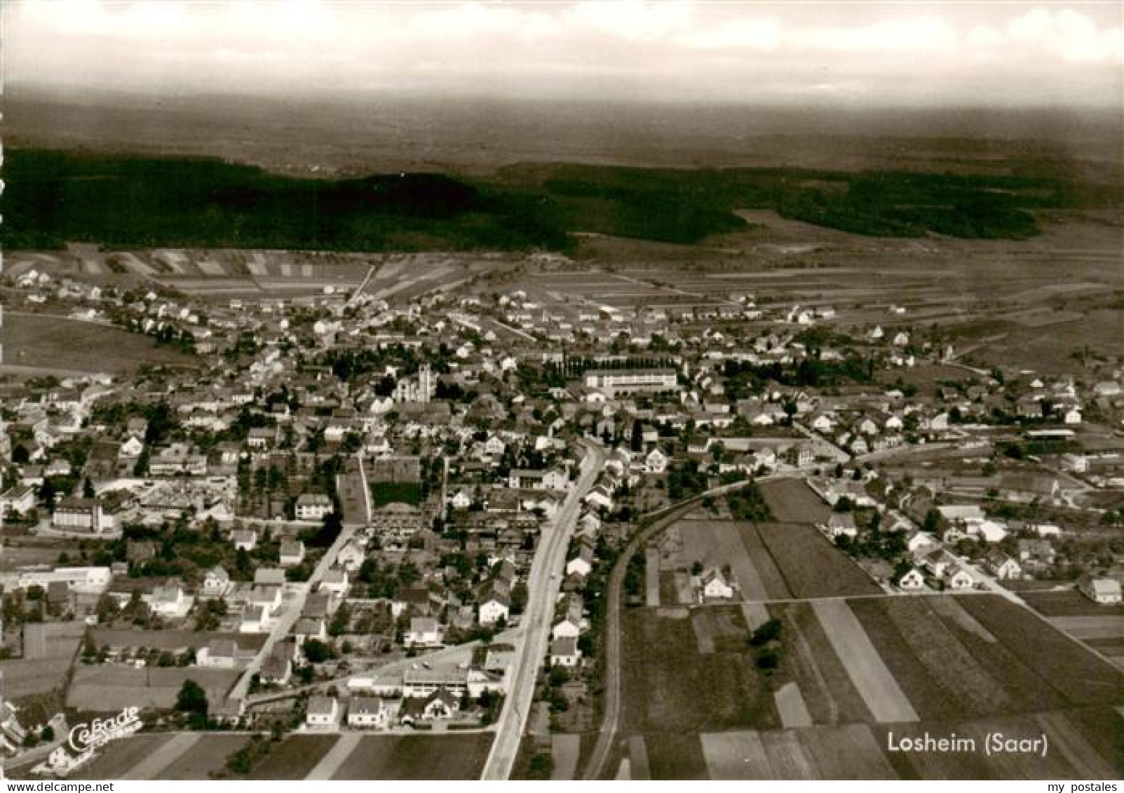 Losheim Saar See Fliegeraufnahme