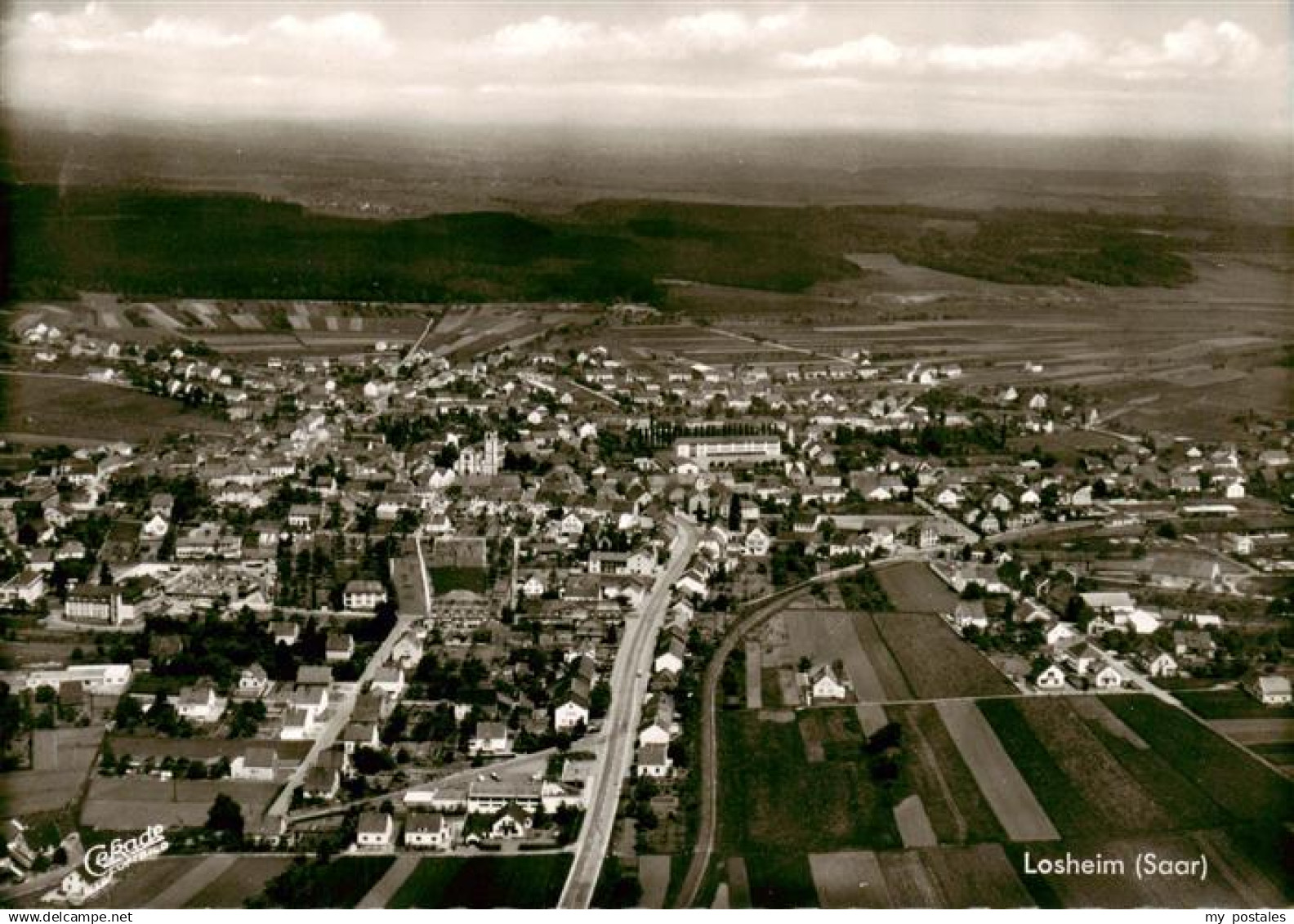 Losheim Saar See Fliegeraufnahme